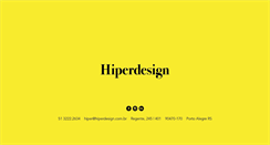 Desktop Screenshot of hiperdesign.com.br